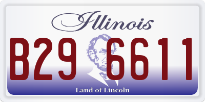 IL license plate B296611