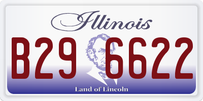 IL license plate B296622