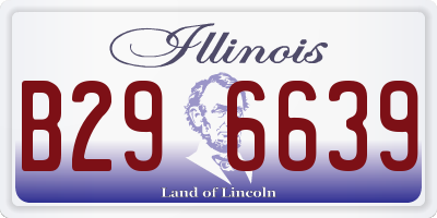 IL license plate B296639