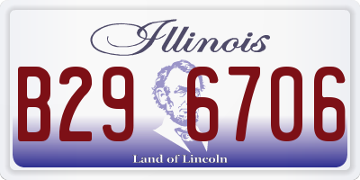 IL license plate B296706