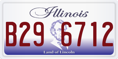 IL license plate B296712