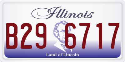 IL license plate B296717