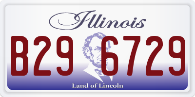 IL license plate B296729