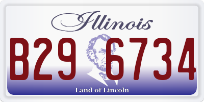 IL license plate B296734