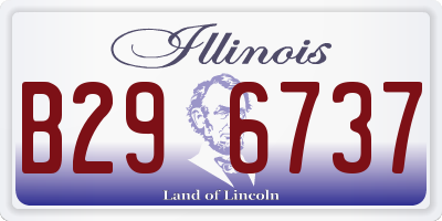 IL license plate B296737