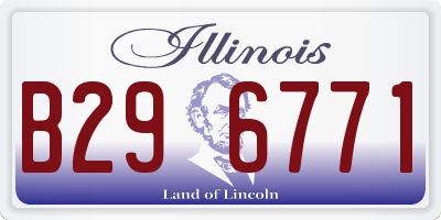 IL license plate B296771