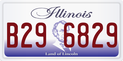 IL license plate B296829
