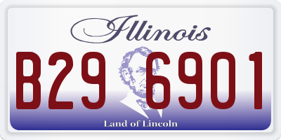 IL license plate B296901
