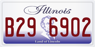 IL license plate B296902