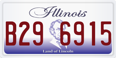 IL license plate B296915