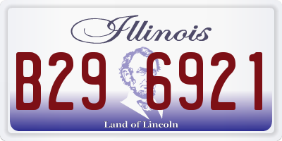 IL license plate B296921