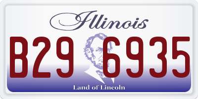 IL license plate B296935