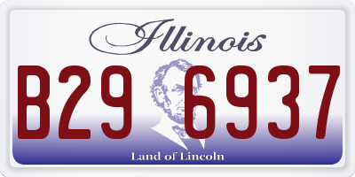 IL license plate B296937