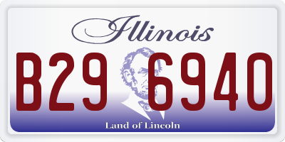 IL license plate B296940