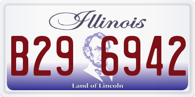 IL license plate B296942