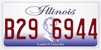 IL license plate B296944