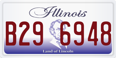 IL license plate B296948