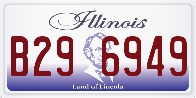 IL license plate B296949