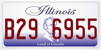 IL license plate B296955