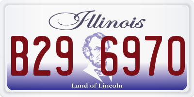 IL license plate B296970