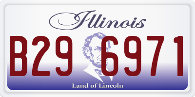 IL license plate B296971