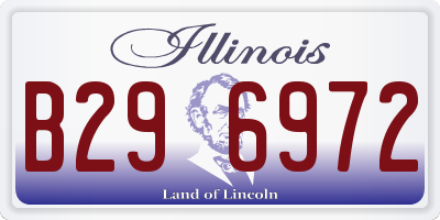 IL license plate B296972