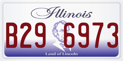 IL license plate B296973