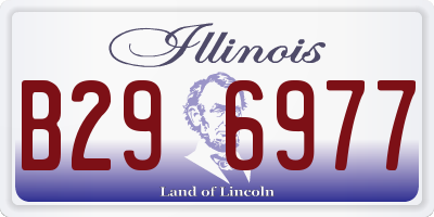 IL license plate B296977