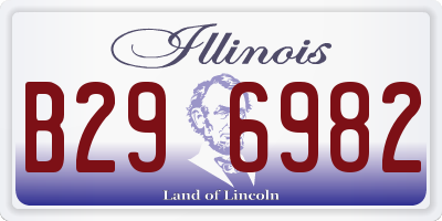 IL license plate B296982