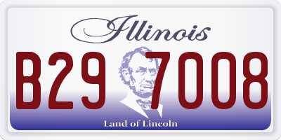 IL license plate B297008