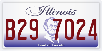 IL license plate B297024