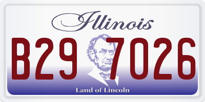 IL license plate B297026