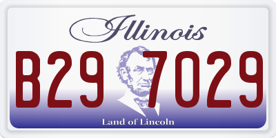 IL license plate B297029