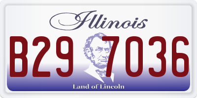 IL license plate B297036
