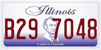 IL license plate B297048