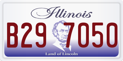 IL license plate B297050