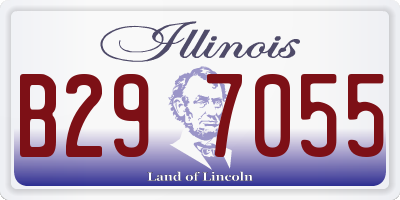 IL license plate B297055