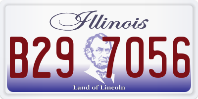 IL license plate B297056