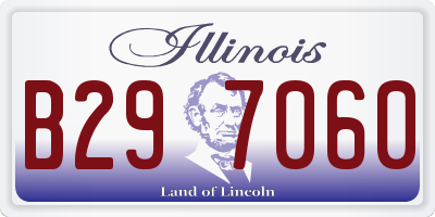 IL license plate B297060