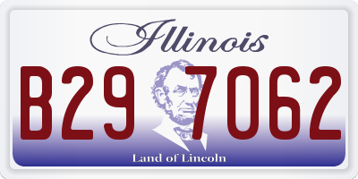 IL license plate B297062