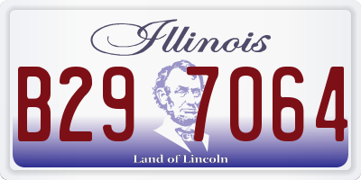 IL license plate B297064