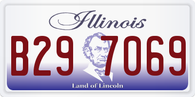 IL license plate B297069