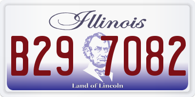 IL license plate B297082