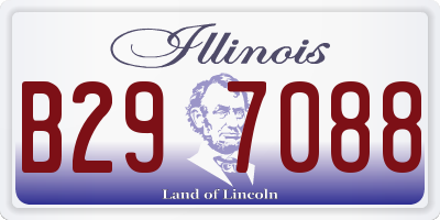 IL license plate B297088