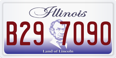 IL license plate B297090