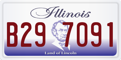 IL license plate B297091