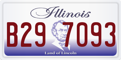 IL license plate B297093