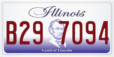 IL license plate B297094