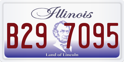 IL license plate B297095