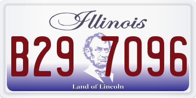 IL license plate B297096